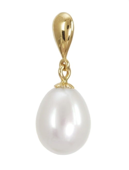Złota zawieszka z perłą PF-95WDS-YG14-SPN