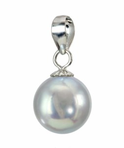 Zawieszka złota ze srebrną perłą Akoya 8-8,5 mm (wzór CSPS)