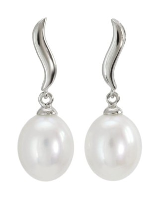 Kolczyki złote z perłami (wzór LRIB)