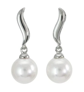 Kolczyki złote z perłami Akoya (wzór LRIB)