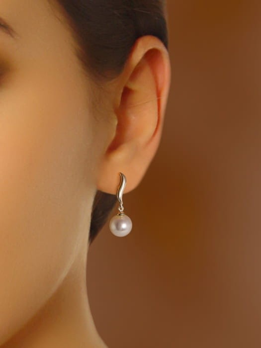 Kolczyki złote z perłami Akoya EA-80W-SHWG14-LRIB 2