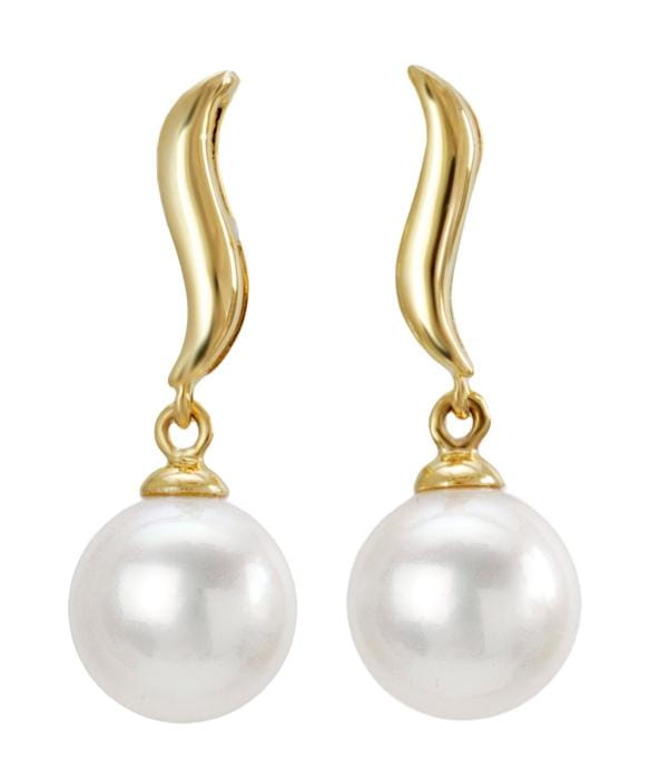 Złote kolczyki z perłami Akoya EA-80W-SHYG14-LRIB