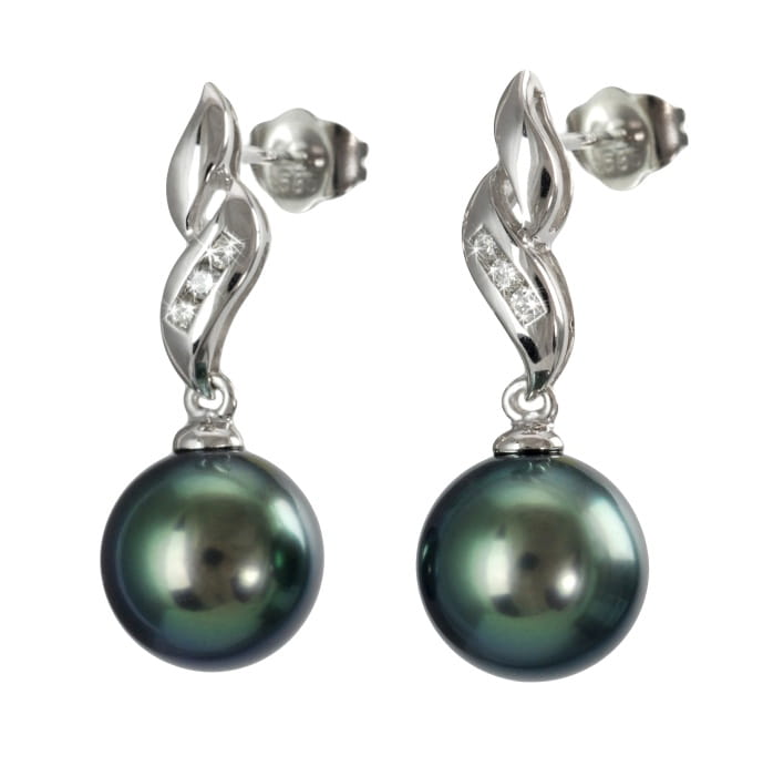 Kolczyki złote z perłami Tahiti ET-100B-SHWG14D-QFLA