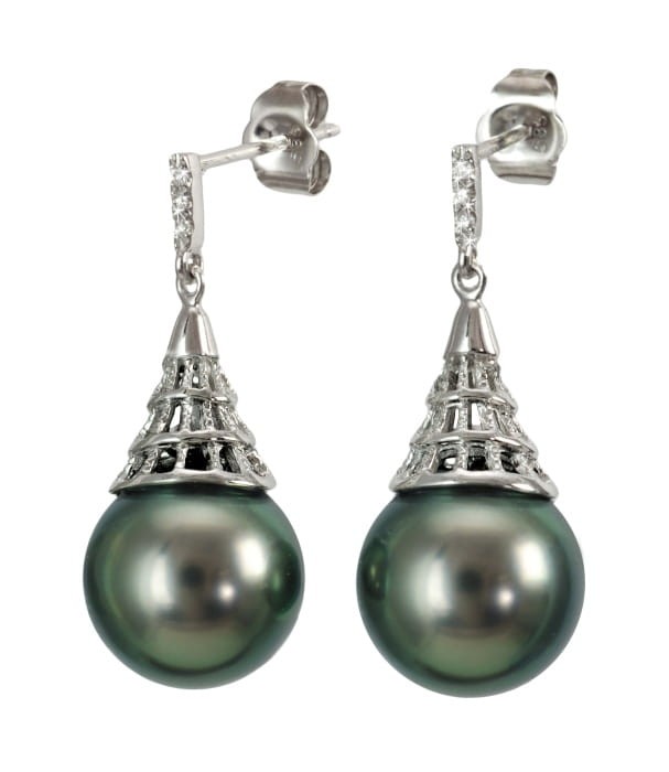 Kolczyki złote z perłami Tahiti ET-110B-SHWG14D-AHAT