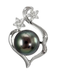 Zawieszka złota z perłą Tahiti (wzór DFPR)