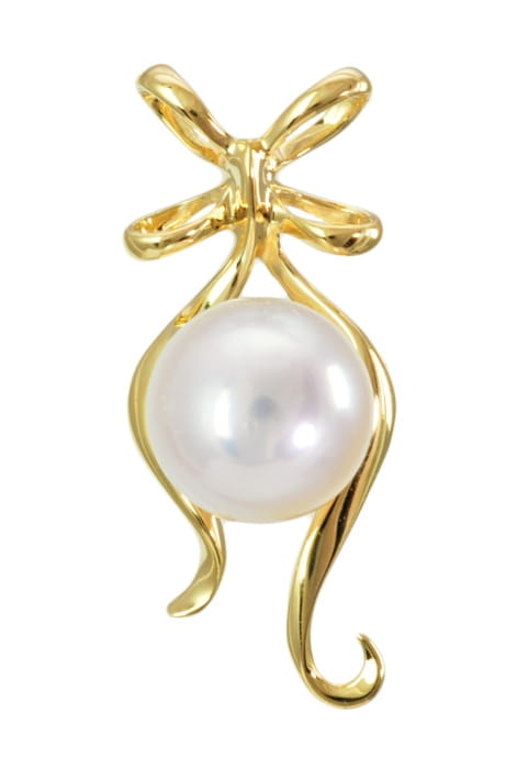 Złota zawieszka z perłą Akoya PA-85W-YG14-LHRB