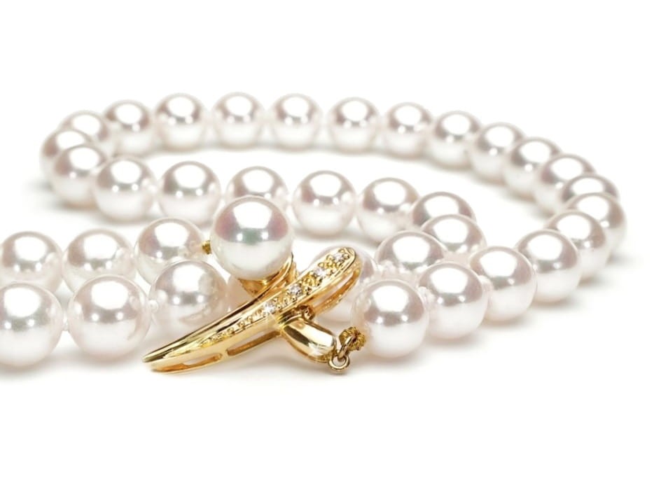 Naszyjnik z perłami Akoya 6,5-7 mm NA17-70W-WPYG14D-JCL