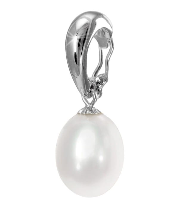 Przywieszka z białego złota z perłą PEF-95WDS-WG14-EPS