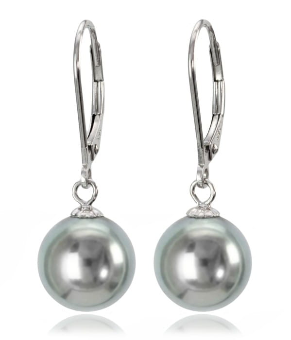 Kolczyki złote ze srebrnymi perłami Tahiti 9-10 mm ET-100S-LVWG14-CSEV