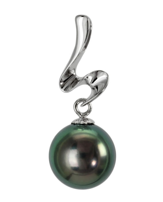 Zawieszka złota z perłą Tahiti PT-100B-WG14-SRIB