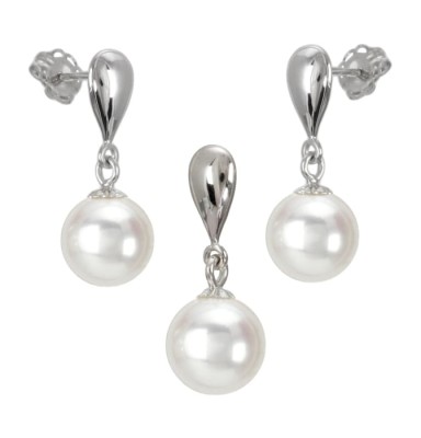 Komplet biżuterii z pereł Akoya (wzór SPN-WG)