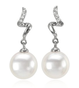 Kolczyki złote z perłami Akoya (wzór DSRB)