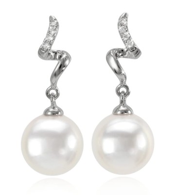 Kolczyki złote z perłami Akoya (wzór DSRB)