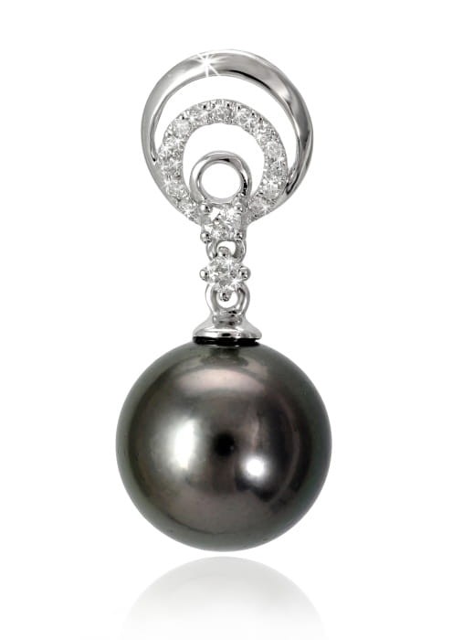 Zawieszka złota z perłą Tahiti PT-110B-WG14D-3PEA