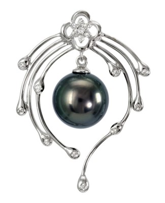 Zawieszka złota z perłą Tahiti (wzór WRTH)