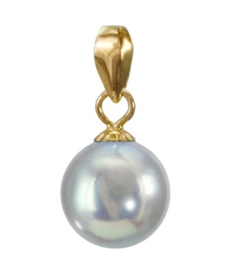 Złota zawieszka ze srebrną perłą Akoya 8-8,5 mm (wzór CSPS)