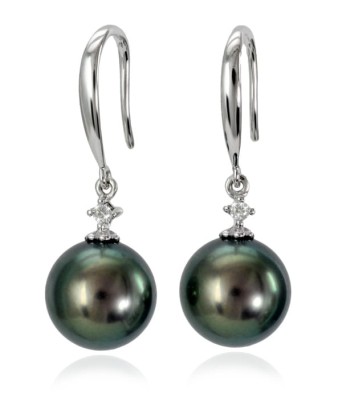 Kolczyki złote z perłami Tahiti (wzór BDNO)