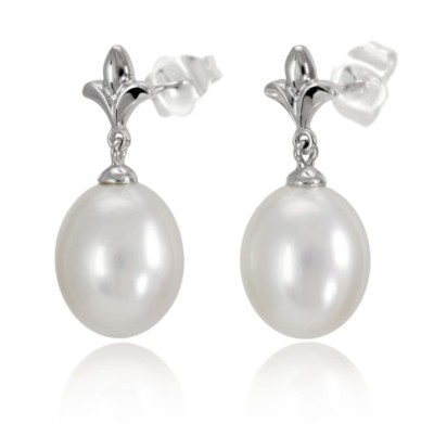 Kolczyki złote z perłami (wzór SSCO)