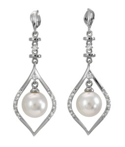 Kolczyki złote z perłami Akoya (wzór LORT)