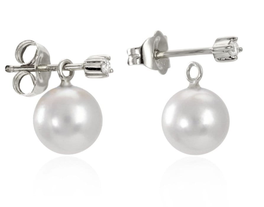 Kolczyki złote z perłami Akoya EA-75W-SWG14D-HPNT 2