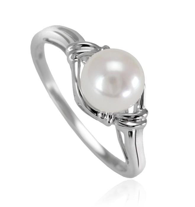 Pierścionek złoty z perłą Akoya RA1-70W-WG14-PCKT