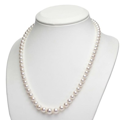 Stopniowany naszyjnik z pereł (wzór CSNP-YG)