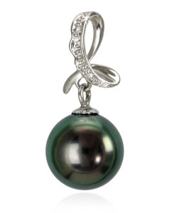 Zawieszka złota z perłą Tahiti (wzór ALPH)