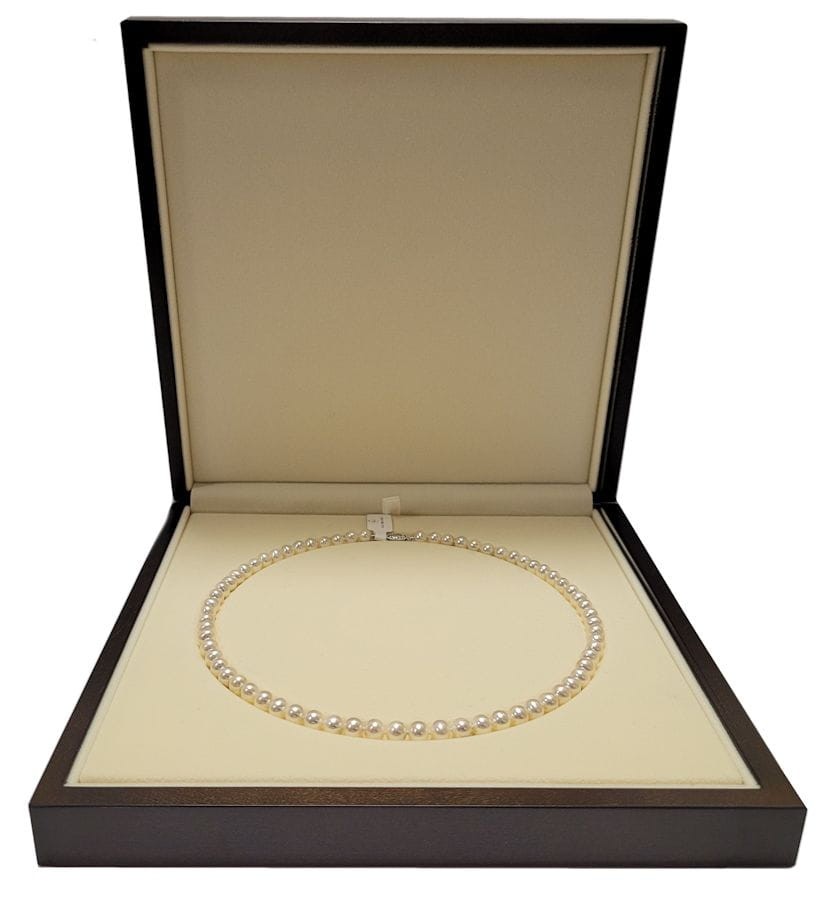 Naszyjnik z pereł 6-6,5 mm NF17-65W-FCWG14-CSNP 4