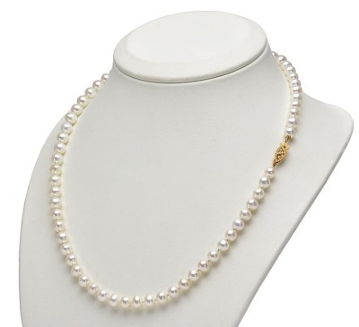 Naszyjnik z pereł 6-6,5 mm (wzór CSNP-YG)