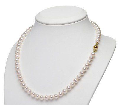 Naszyjnik z pereł 6,5-7 mm (wzór CSNP-YG)