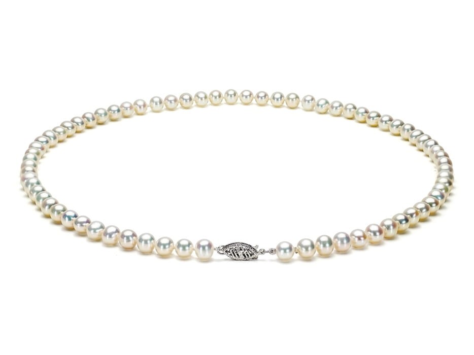 Naszyjnik z pereł 5,5-6 mm NF17-60W-FCWG14-CSNP 2