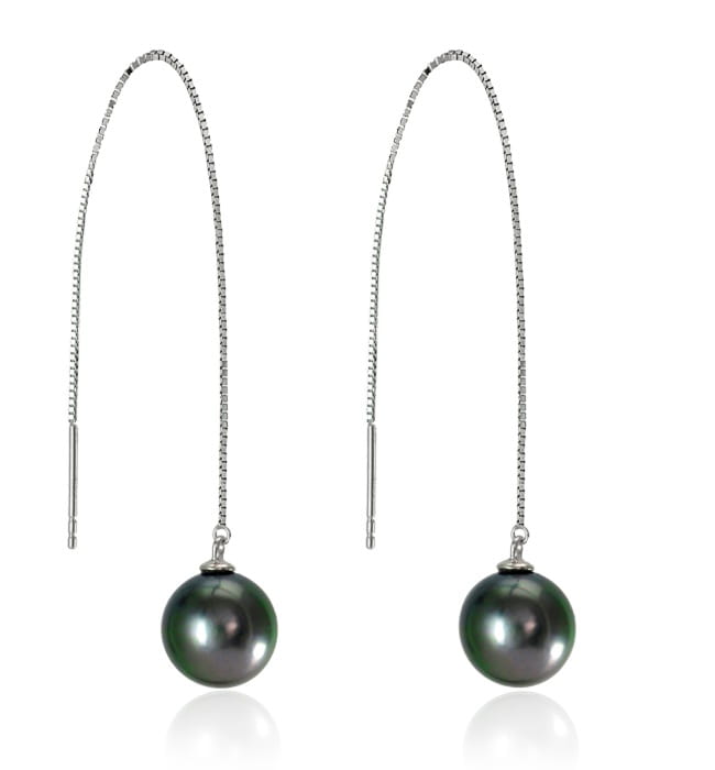 Kolczyki złote z perłami Tahiti ET-100B-BWG18-CHPN