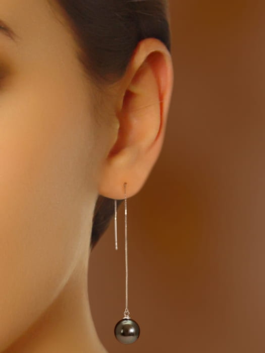 Kolczyki złote z perłami Tahiti ET-100B-BWG18-CHPN 2