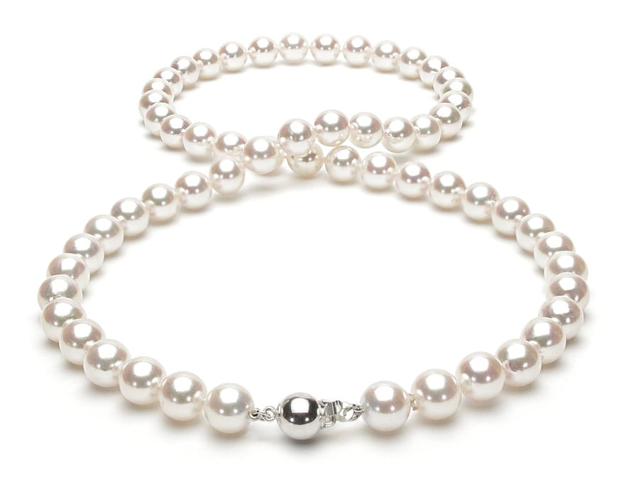 Naszyjnik Matinee z perłami z Akoya 7,5-8 mm NA20-80W-BCWG14-CSNM 2