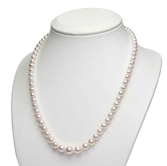 Stopniowany naszyjnik z pereł NF17-3590W-FCWG14-CSNP