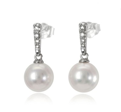 Kolczyki złote z perłami Akoya (wzór STCK)