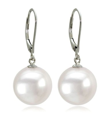 Kolczyki złote z perłami 12-13 mm (wzór CSEV)