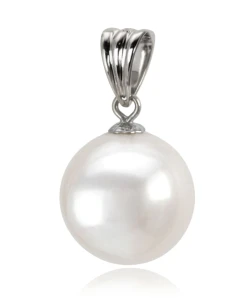 Zawieszka złota z perłą 12-13 mm (wzór CSPB)