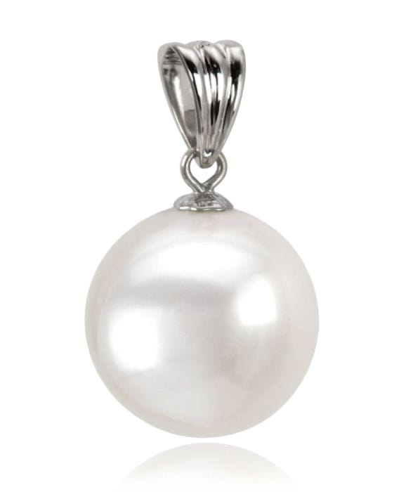 Zawieszka złota z perłą 13-14 mm PF-140W-WG14-CSPB