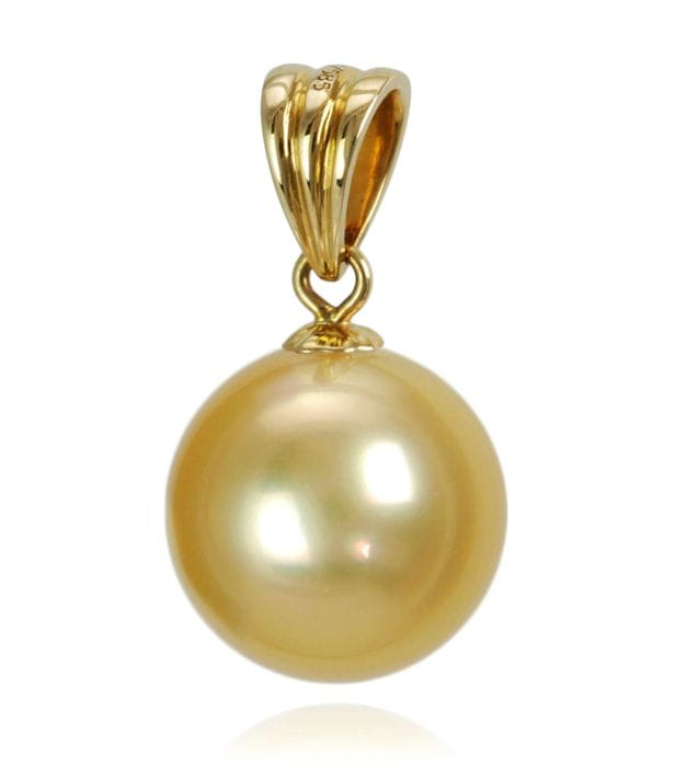 Złota zawieszka z perłą South Sea PS-120G-YG14-CSPB