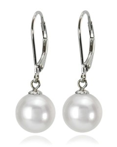 Kolczyki złote z perłami Akoya 9-9,5 mm (wzór CSEV)