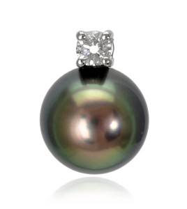 Zawieszka złota z perłą Tahiti (wzór BDP)