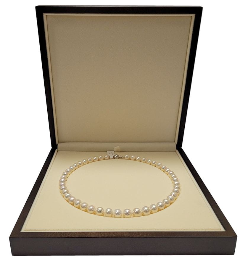 Naszyjnik z pereł 8,5-9,5 mm NF17-95W-BCWG14-CSNP 4