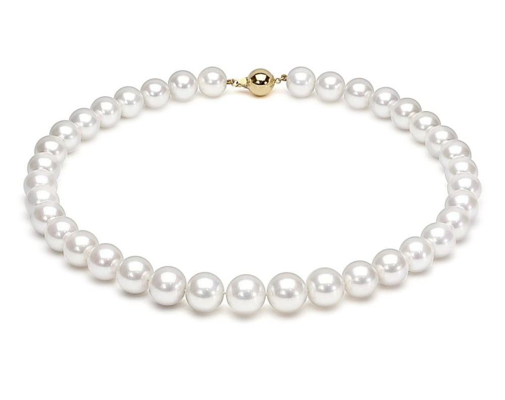 Naszyjnik z perłami Edison 12-13 mm NFE17-130W-BCYG14-CSNP 2