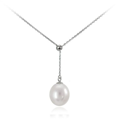 Łańcuszek z białą perłą South Sea (wzór GBSPC-WG)