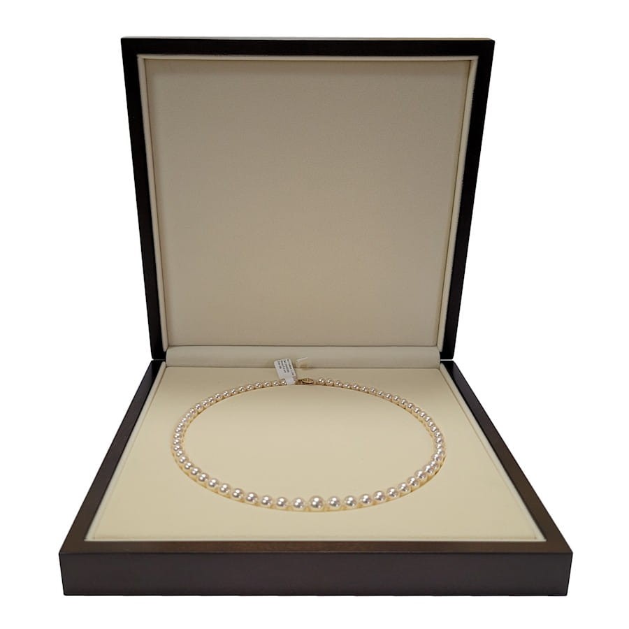 Stopniowany naszyjnik z pereł Akoya NA17-5080W-FCYG14-CSNP 4