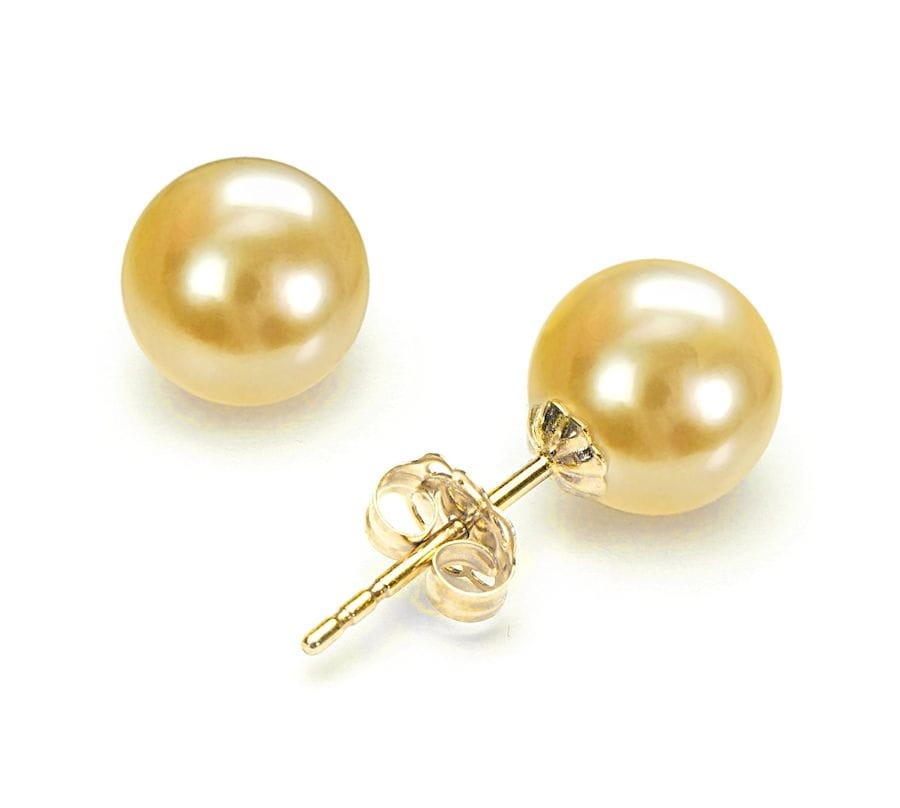 Kolczyki ze złotymi perłami South Sea 8-9mm ES-90G-SYG14-CSES