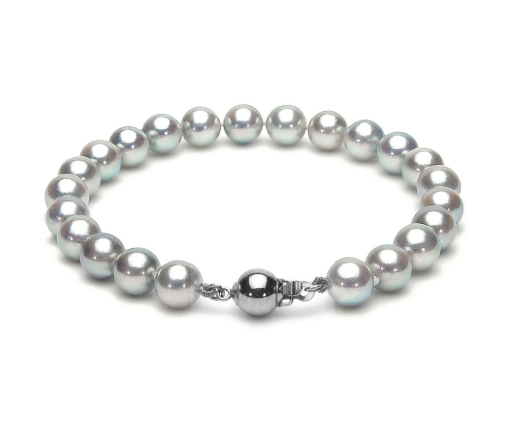 Komplet biżuterii z pereł NA17-75S-BCWG14-CSNP - bransoleta