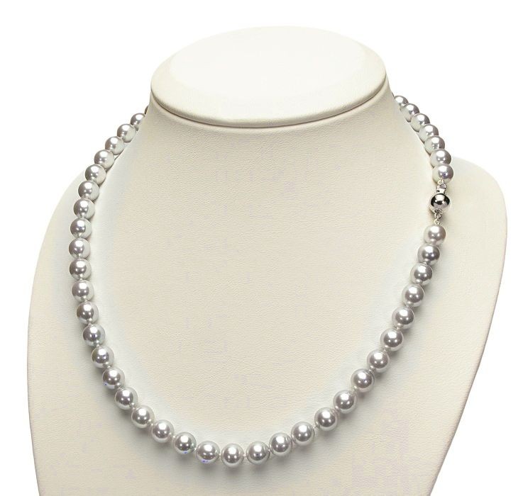 Komplet biżuterii z pereł NA17-75S-BCWG14-CSNP - naszyjnik (1)