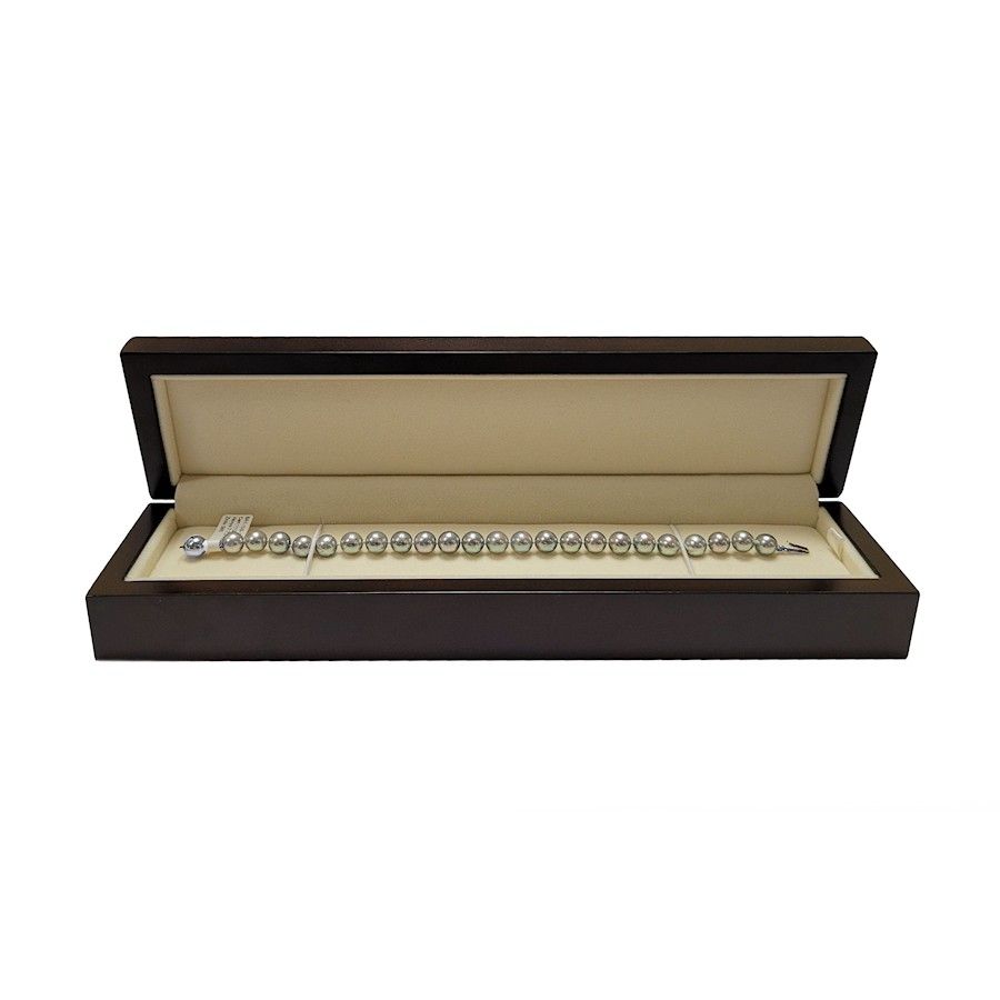 Bransoleta ze srebrnymi perłami Akoya BA1-75S -BCWG14-CSBR box